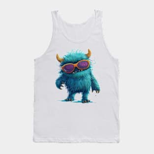 Cute Fluffy Monster Tank Top